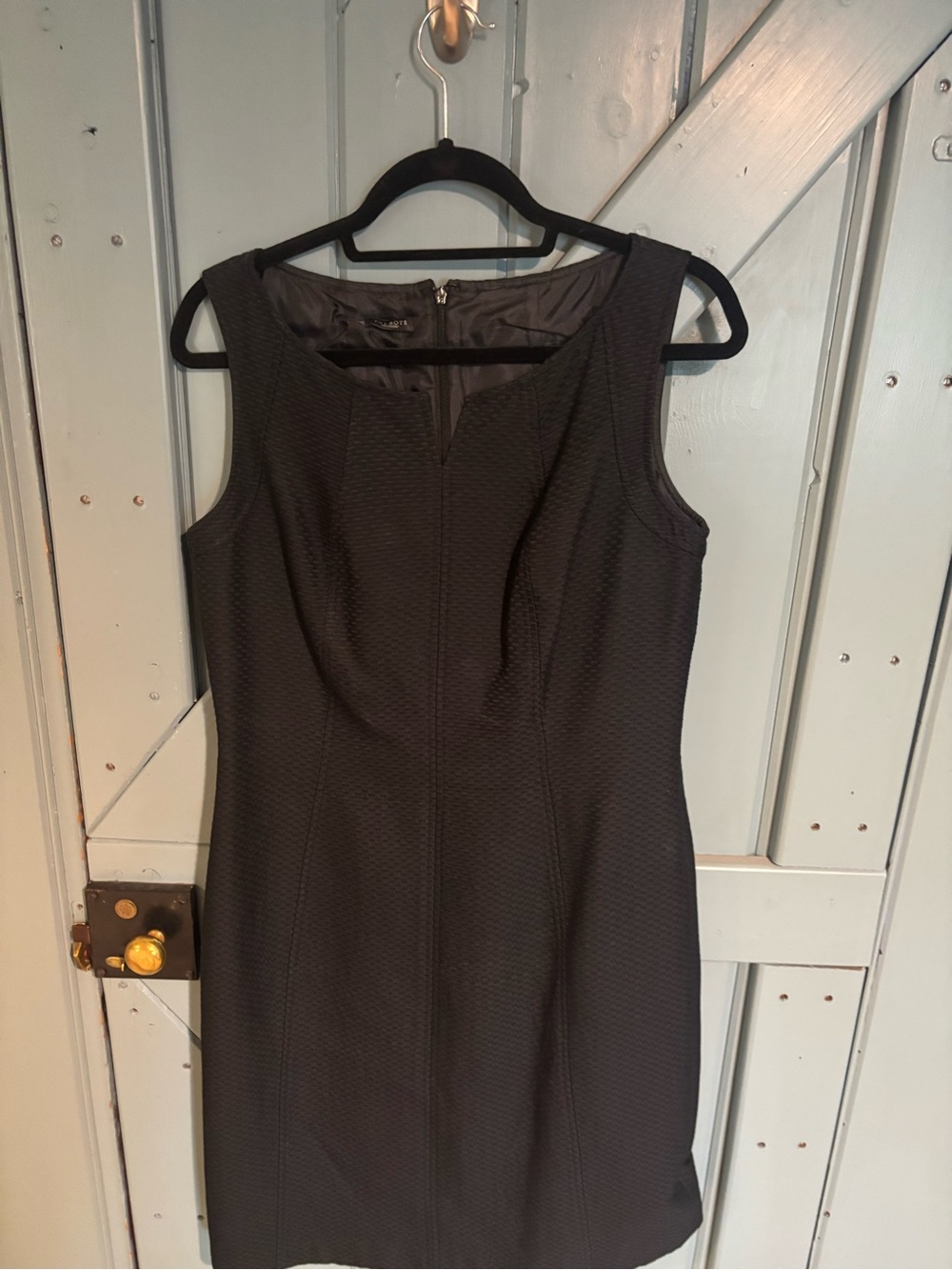 Talbots Black Sleeveless Sheath Dress